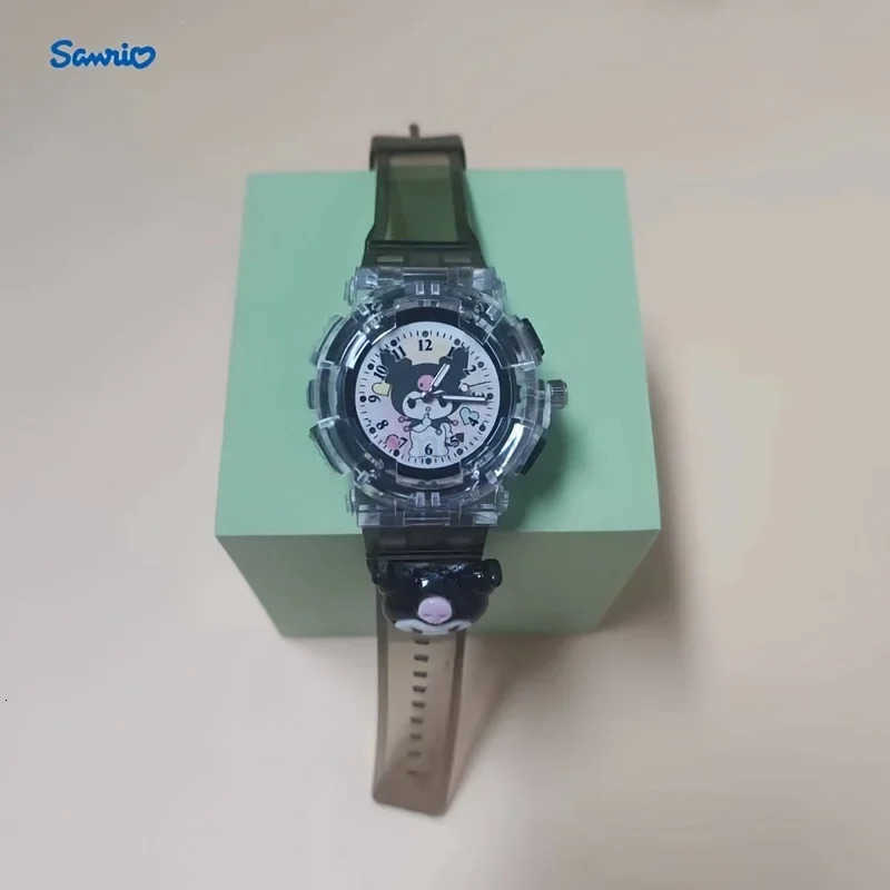 Sanrio 1PC Kawaii Cartoon Anime LED Watch Cute Kuromi Melody Pudding Dog Birthday Gifts And Christmas Thanksgiving Gift Toy L250925
