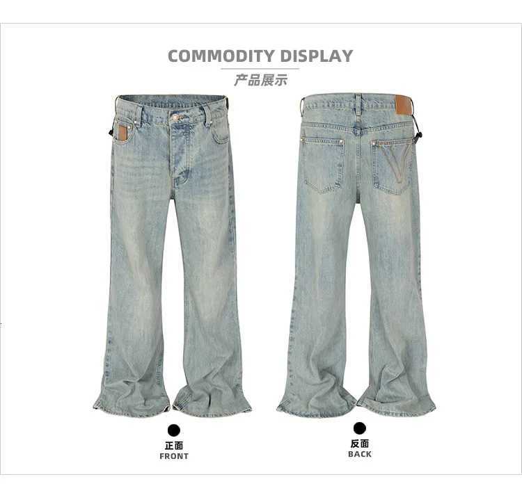 MIJKO New Mens Jeans Vintage Denim Pants Design TJ26 W250925