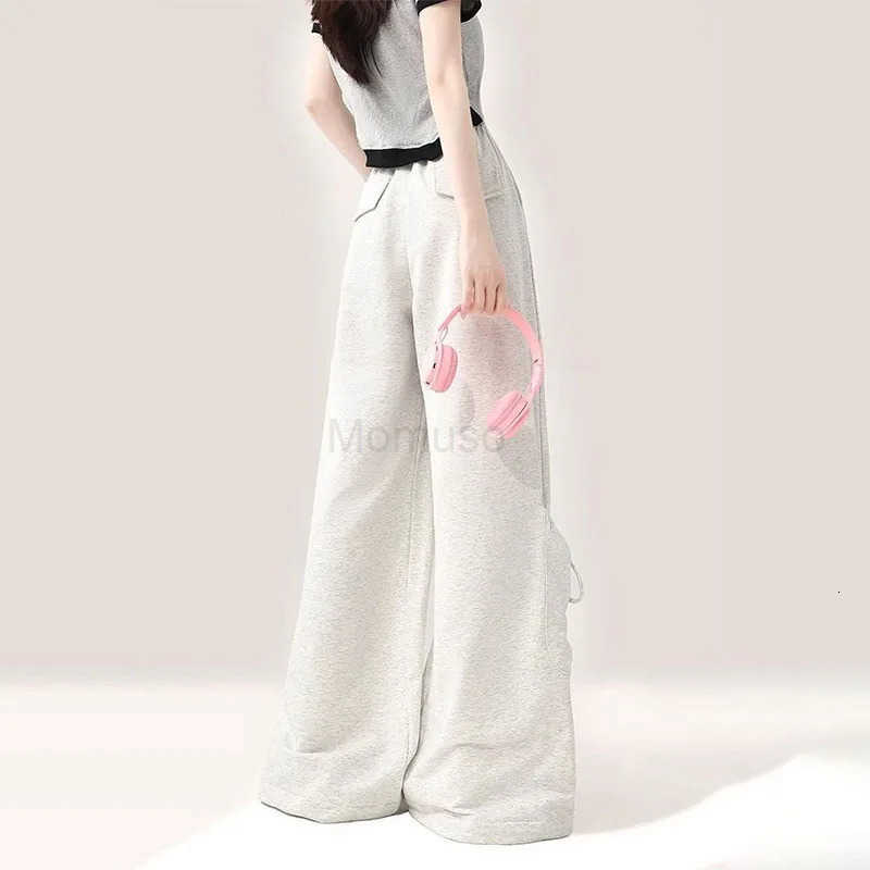 Sanrio Hello Kittys Graffiti Wide Leg Pants Kawaii Sanrios Oversize Sports Streetwear Sweatpants for Women Autumn Casual Trousers Gift L250925