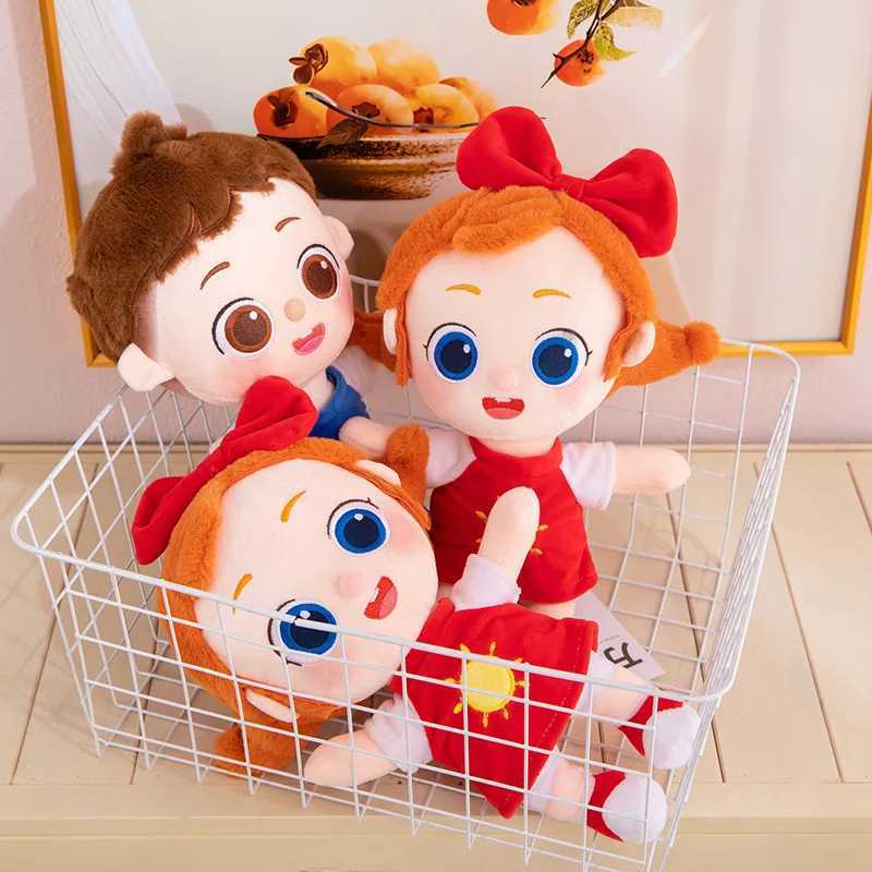 New 30cm Kawaii Yina and Chacha Plush Toy Cute Plush Toy Stitch Doll Home Decoration Ornament Childrens Birthday Gifts C250925