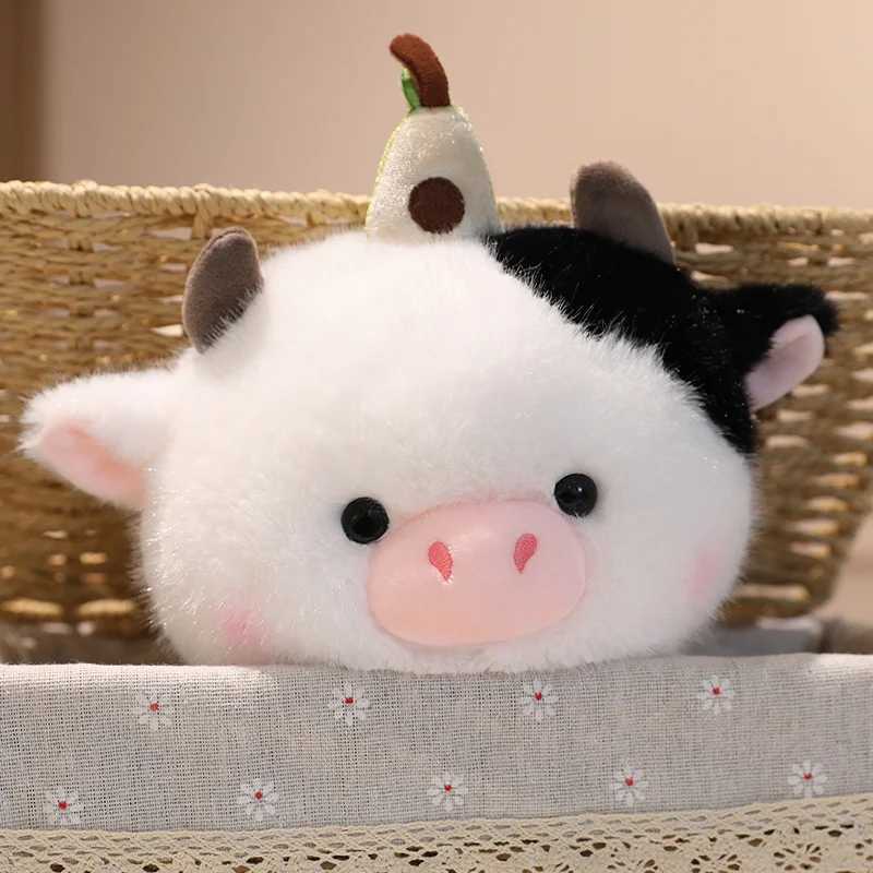 20cm Kawaii Fruits on the top of the head Plush Toys Dog Bear Teddy Bear Elephant Stuffed Animal Room Decor Kid Birthday Gift C250925