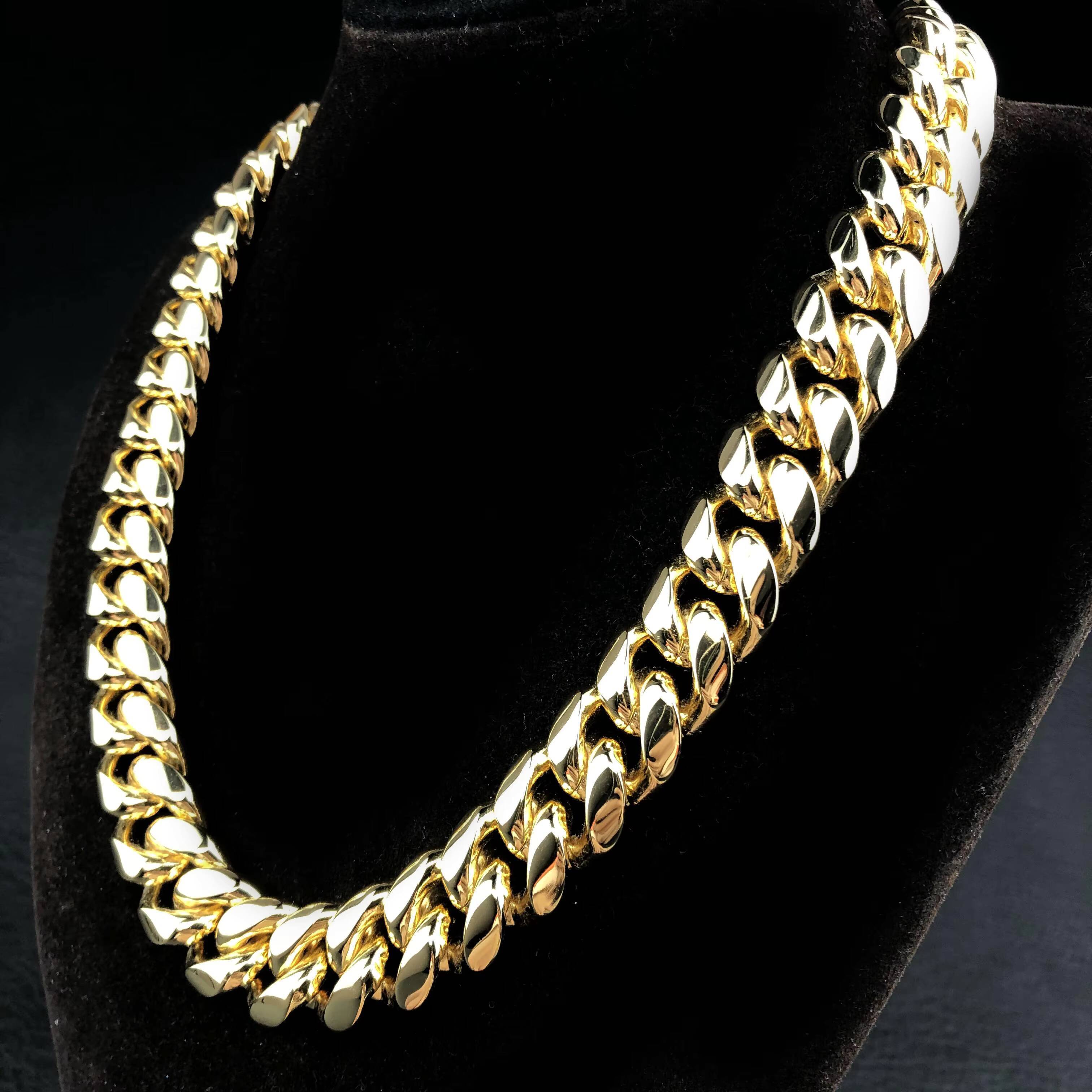 YSS Jewelry Cuban Link Chain 18k Gold Sterling SilverJewelry