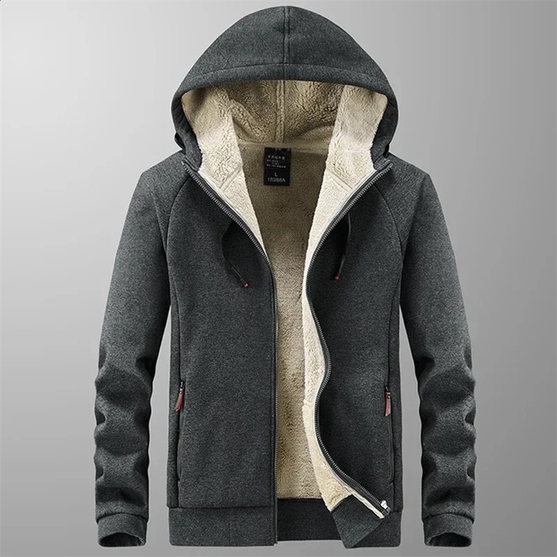 Mens wool sweater mens jacket winter cashmere hooded sweater mens high-quality mens warm cashmere hooded sweater mens sportswear 241203