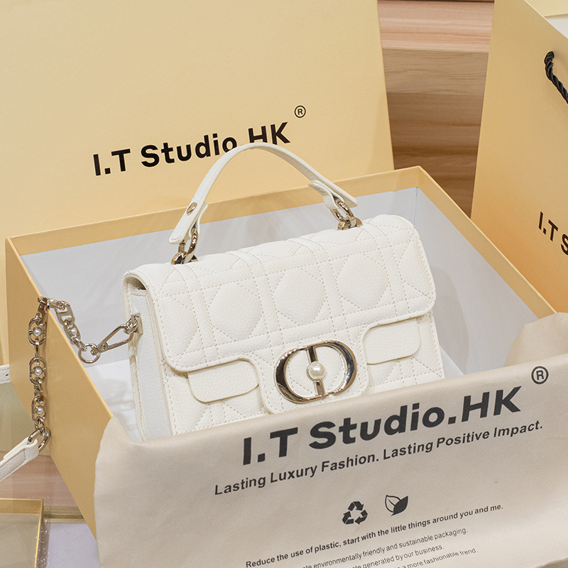 LORDLY KNACK designer bag light luxury genuine leather New trendy and fashionable chain bag single shoulder handbag for women