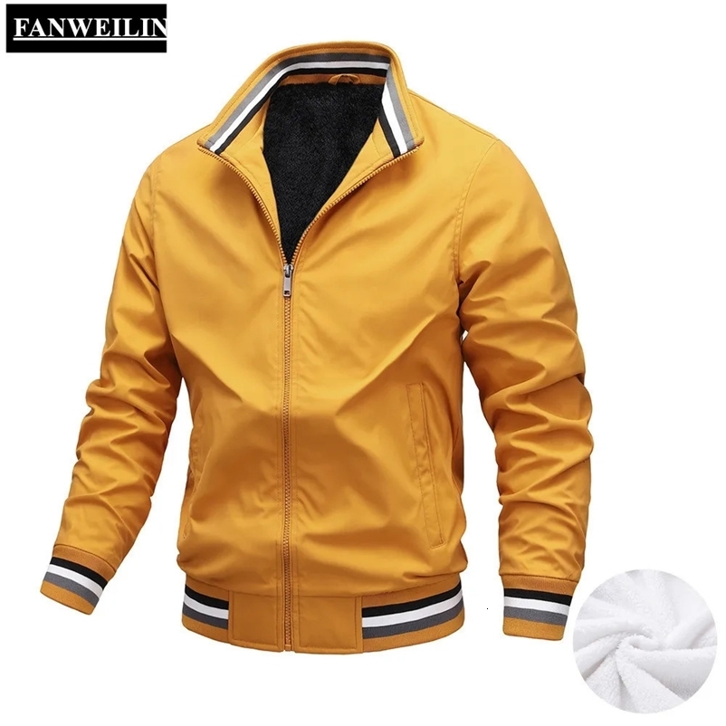 Y2K Autumn Casual Fashion Bomber Jacket Men Overcoat Oversized Baseball Jackets Coat Mens Fleece Outerwear Tracksuit Veste 240530