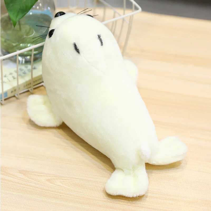 2428cm Cute Sea World Animal White Sea Lion Seals Plush Doll Cute Cartoon Polar Bear Panda Stuffed Toy For Children Kids Girls C250925