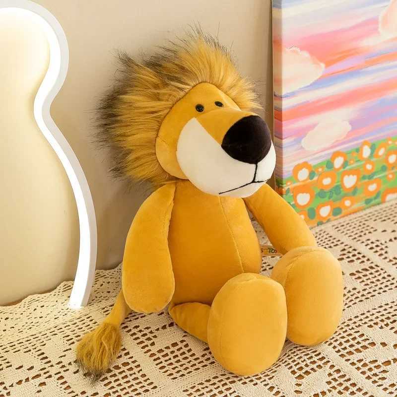 25CM Kawaii Jungle Animal Plush Toys Forest Animal Plush Dog Zebra Elephant Lion Fox Giraffe Childrens Toys Doll Birthday Gift C250925