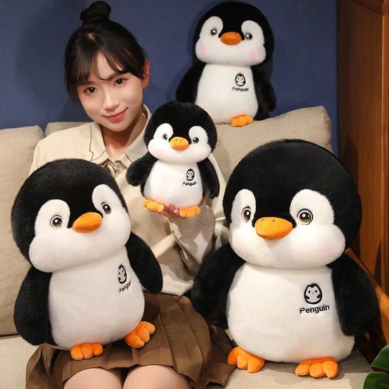 25cm50cm Soft Fat Penguin Plush Stuffed Toy Cute Black Penguin Fur Doll Toy Home Decoration Toy Children Birthday Gift C250925