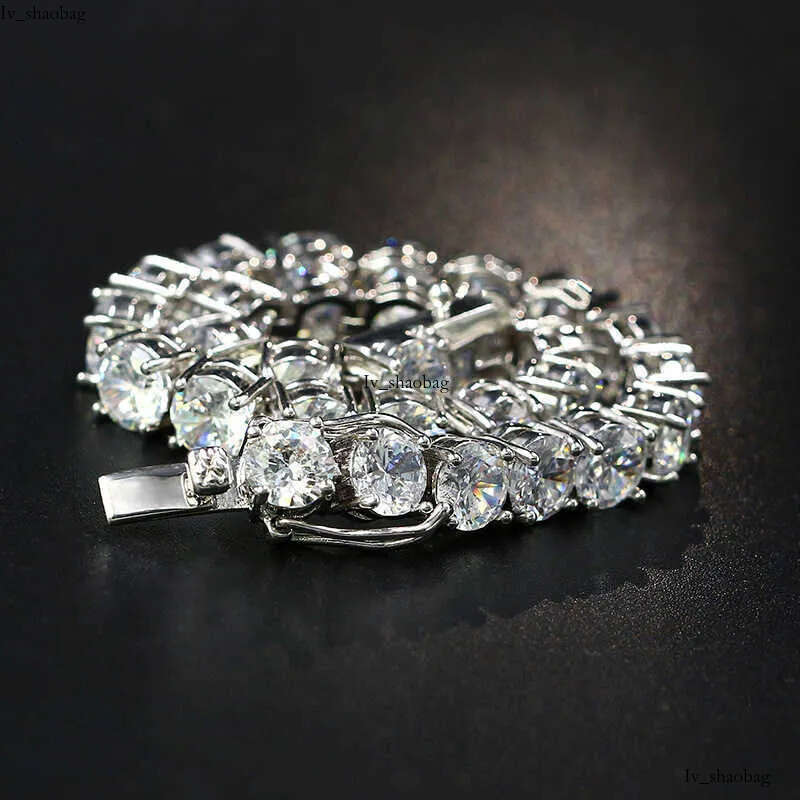 Hip Hop Iced Out Gold CZ Charms Unisex Tennis with Stylish 3mm-6mm + Cubic Zirconia Bracelet 825 aaa