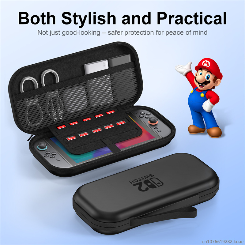Suitable for Nintendo Switch 2 Storage Bag Portable Waterproof NS2 Game Console Protective Case Drop Proof Large Capacity Storage Storage Box