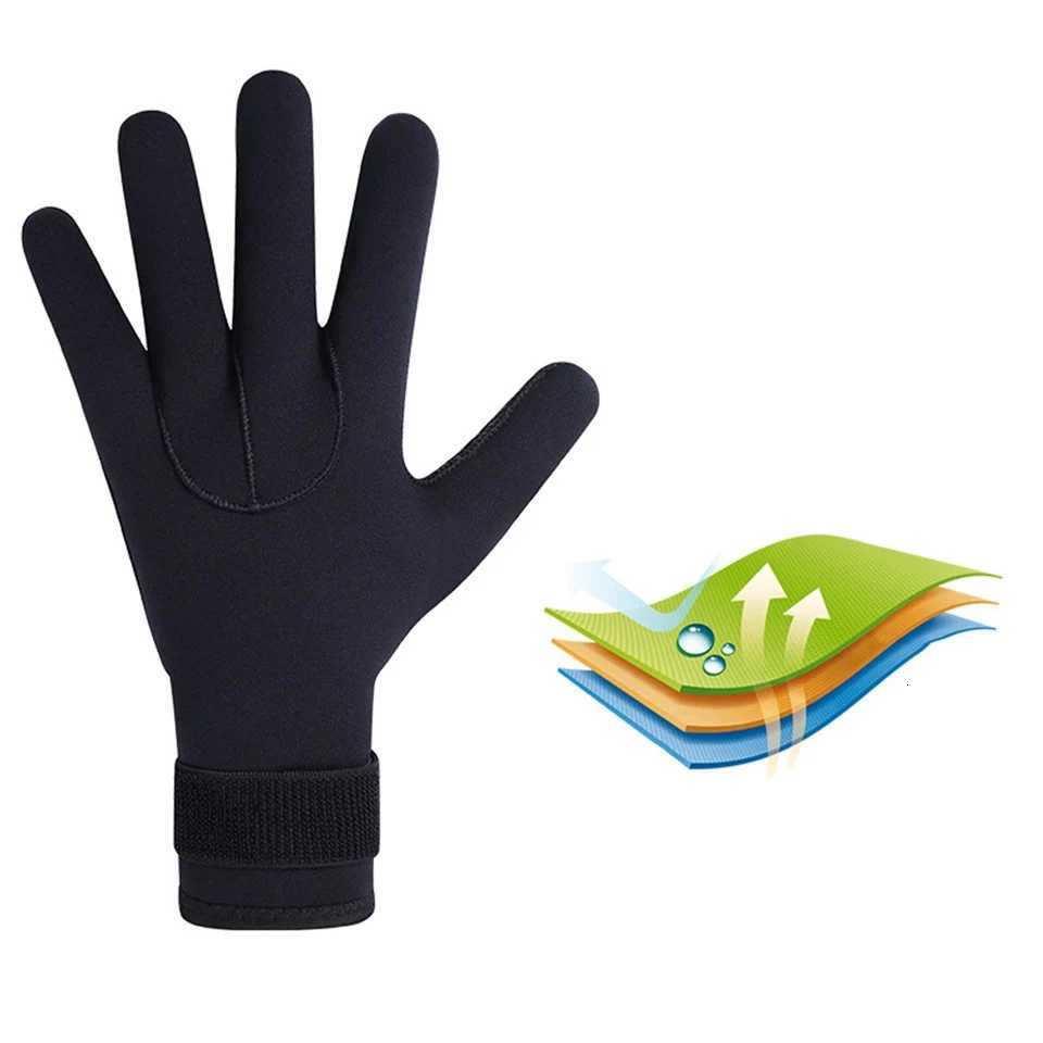 Neoprene 5mm Gloves for Men Designed for Wading Diving Surfing Skiing Rafting and Water with Strong Stitching Z250925