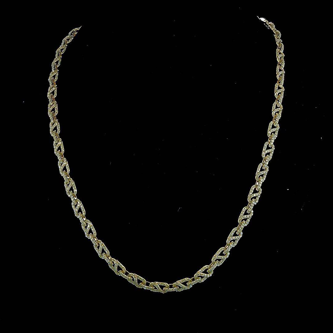 VVS Moissanite Diamond 12mm Cuban Link 925 Sterling Silver Cross Link Chain Hip Hop Miami Style for Party Fashionable Necklaces