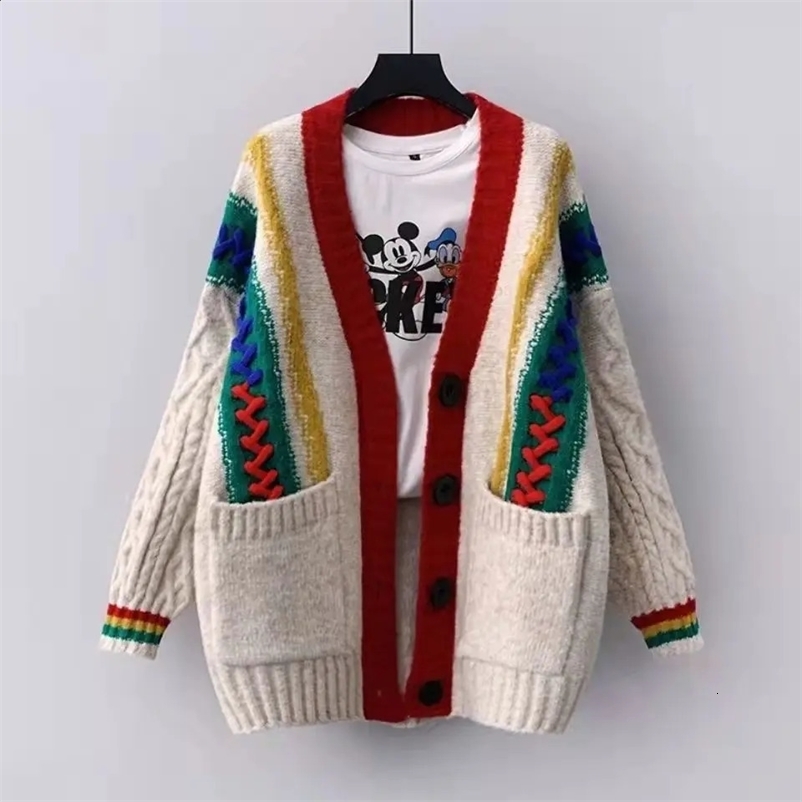 Knitted ugly Christmas sweater knitted mens cardigan sweater vintage cardigan sweater jacket 241007