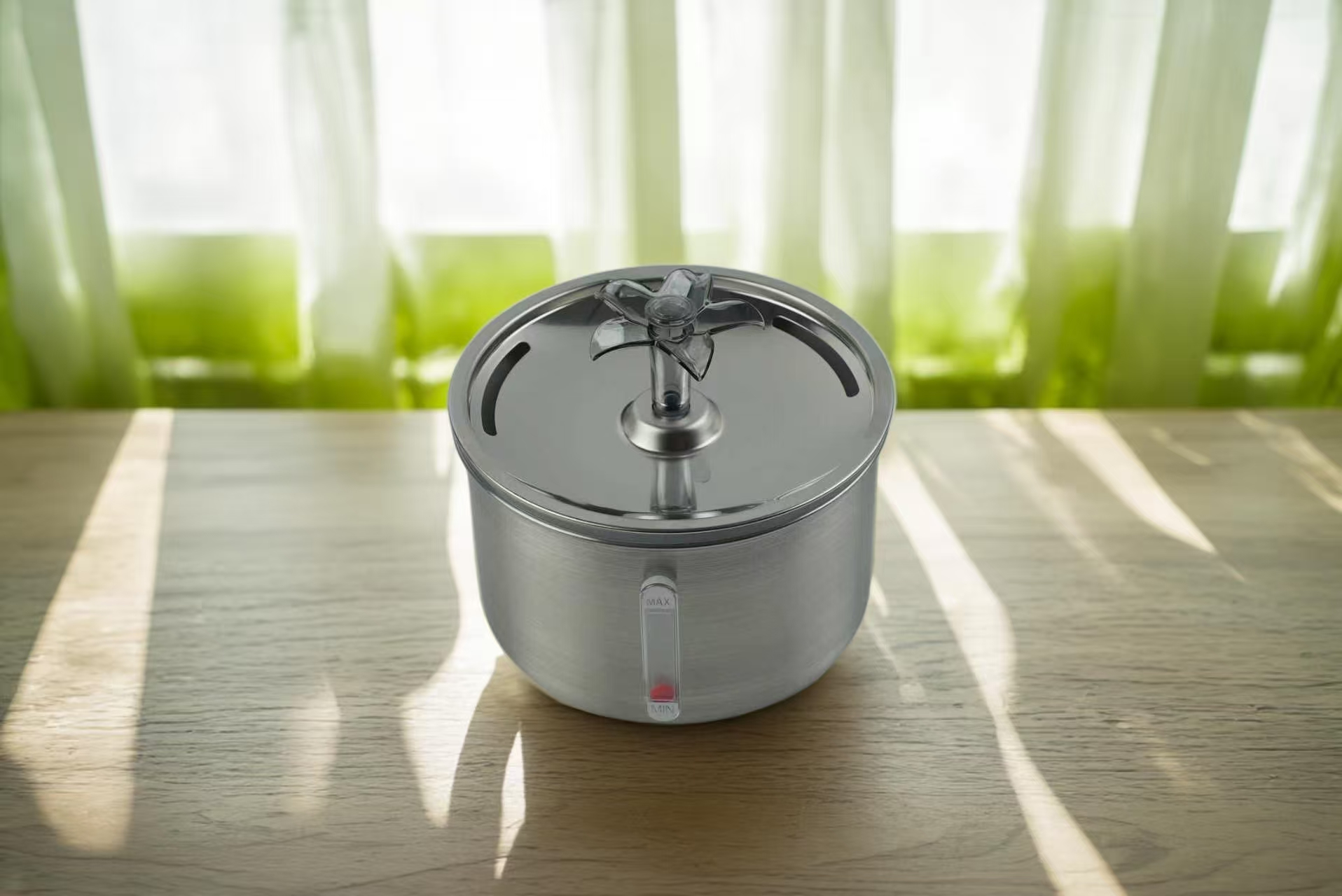 2L Stainless Steel Cat Drinker Dog Drinking Bowl Auto Pet Drinker Bowl Cat Water Fountain 5V USB Powered