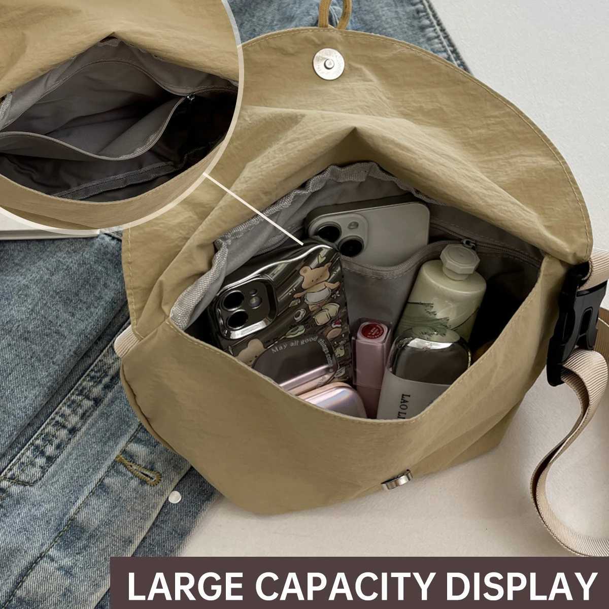 Bags Womens Fashion Dumpling Bags Commuting Crossbody Bags Versatile Canvas Bags Tote Bags Student School Bags Womens Bags Mob Z250918