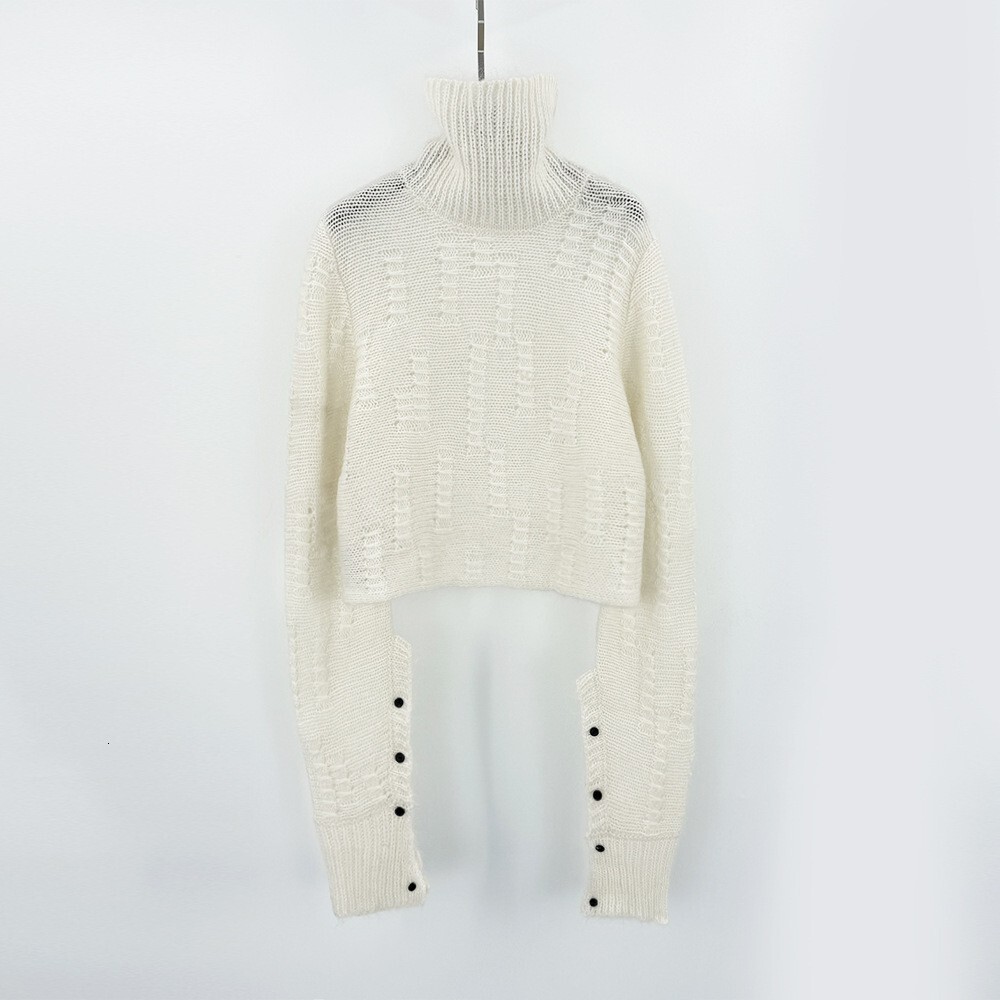 SUBHUMAN Women's 2025 Early Autumn Fit Versatile Design Slim Knit Base Sexy Long Sleeve Sweater