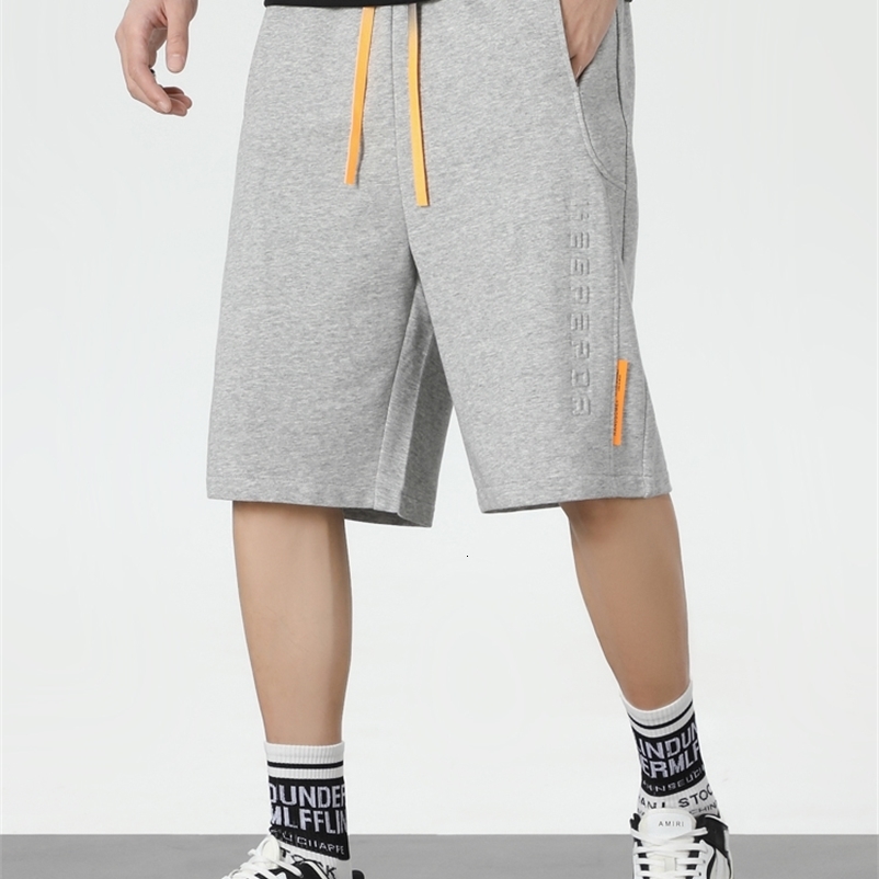 Men's Shorts Summer Pocket Sweatshirt Men's Hip Hop Street Clothing Loose Jogging Shorts Men's Straight Cotton Casual Shorts Plus Size 