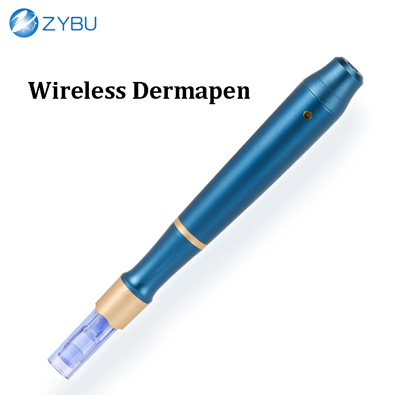 F3 Derma Microneedle Pen - Wireless Needling Stamping Tool for Mesotherapy & Skin Care with Adjustable 5-Speed Settings Dermapen MTS