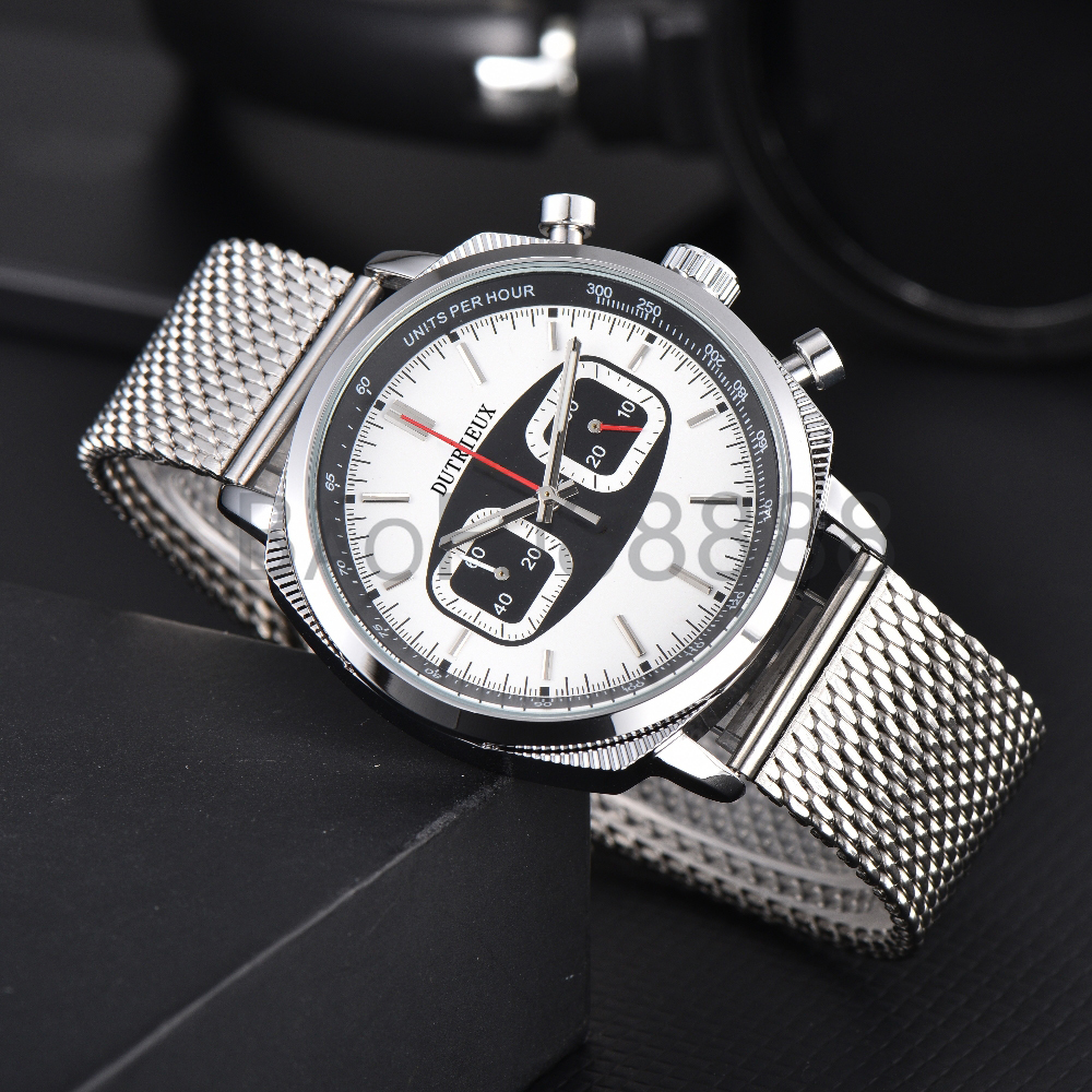 Quartz Wristwatch Hot Sale Luxury Watches for Men Date Popular Leather Strap Business Designer Top Sale Male Bre Clocks for Gift Wholesale Dropshipping