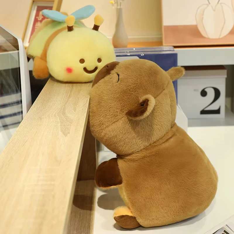 2434cm Fluffly Capybara Lesser Panda Reversible Panda Plush Doll Soft Stuffed Creative Toys Animal Pillow Decor for Girls Gifts C250925