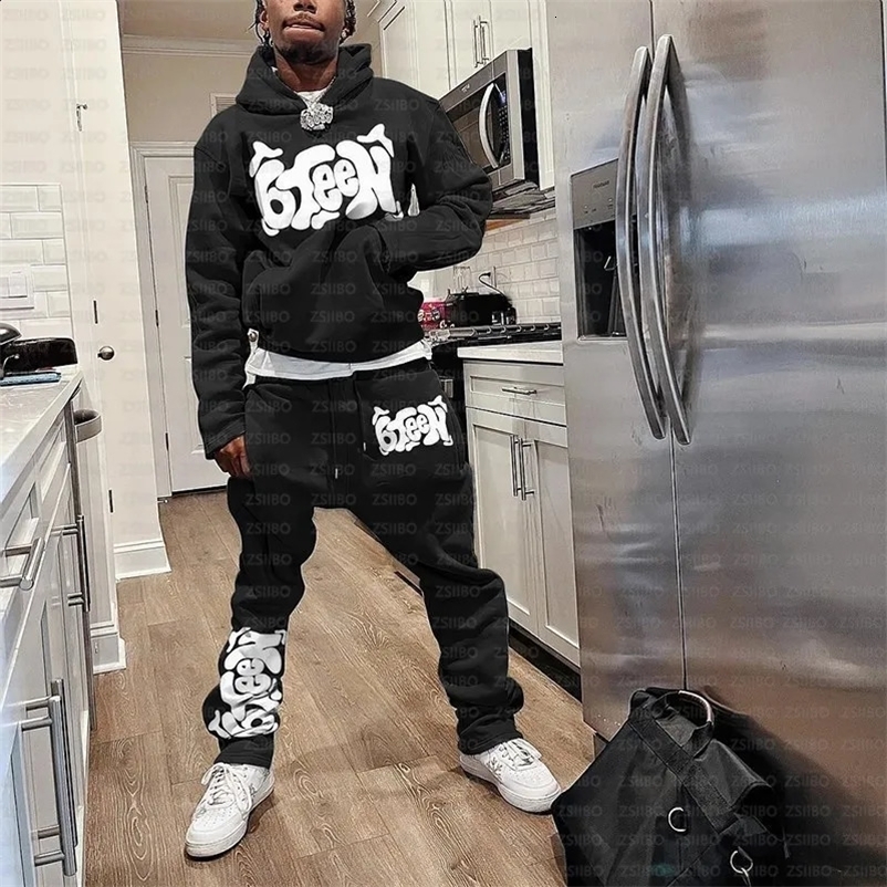 Y2K Colorful Letters High Street Hip-Hop Campus Loose Zip Hoodie Men Gothic Harajuku Casual Street Oversized Sweatshirt Unisex 250118