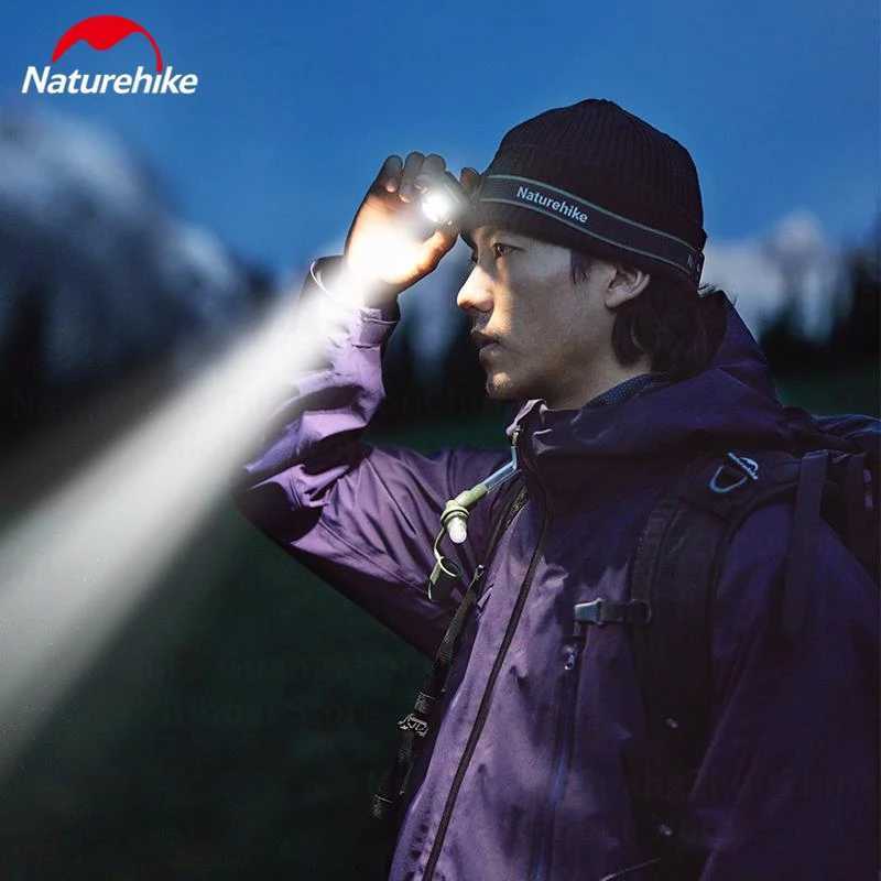 Naturehike Ultralight Headlamp Waterproof SOS Emergency Red Light 84g Rechargeable Outdoor Camping Fishing Headlight Portable J250925