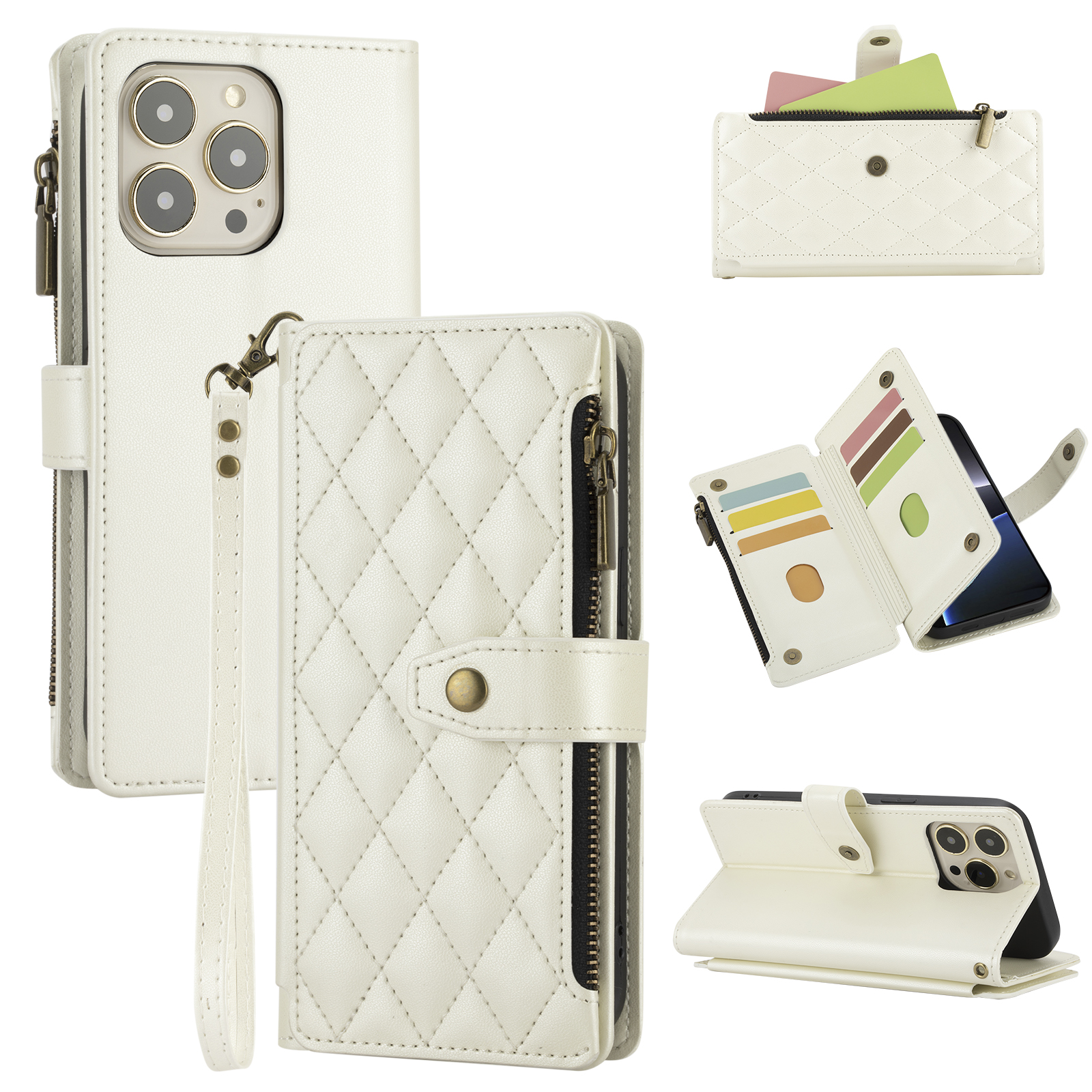 Sleek Desktop Docking Station with Convenient Accessories Area