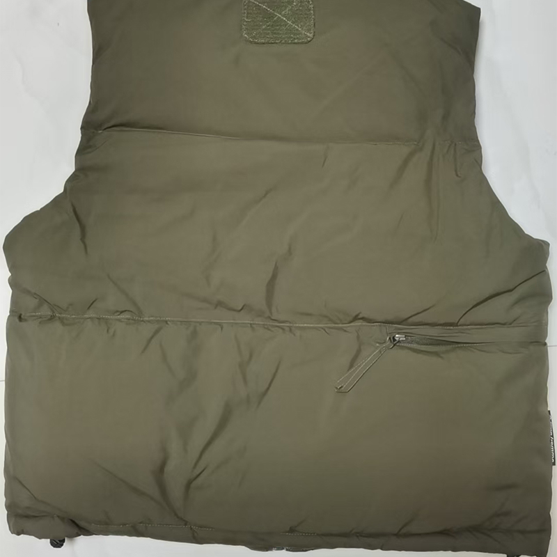 Down Vest Warm Insulated Jacket for Winter Lightweight Puffer Coat with Soft Shell Fabric