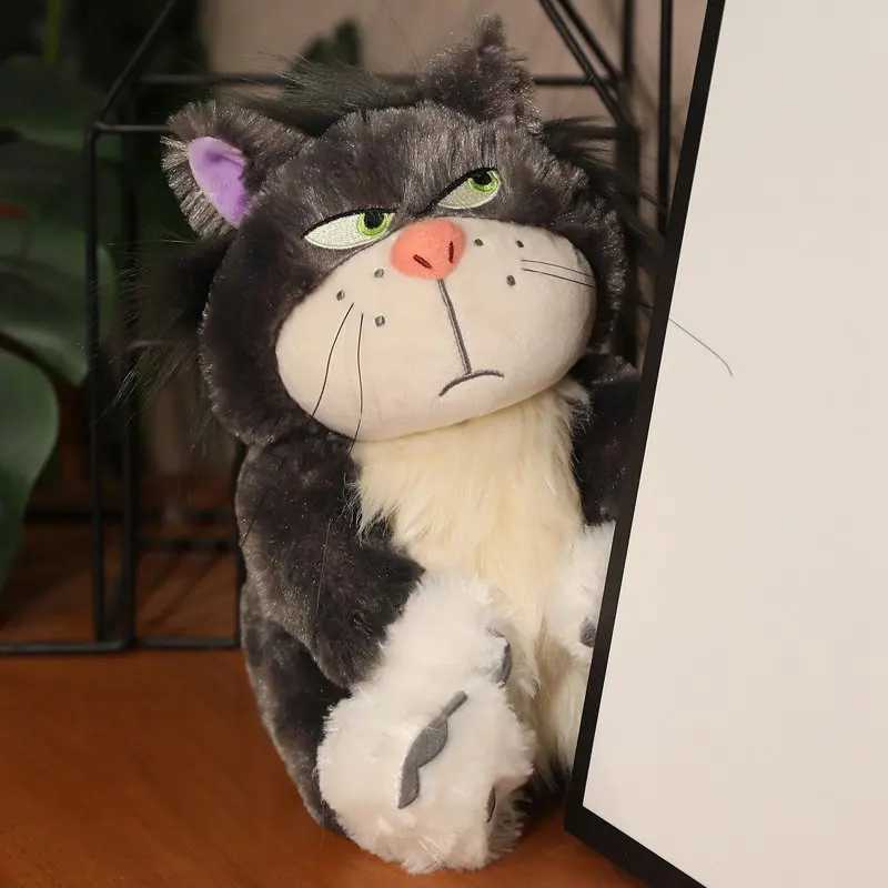 High Quality Cat Lucifer Plush Soft Filling Animal Sitting Doll Bed Decoration Backpack Pendant Childrens Toy Birthday Gift C250925