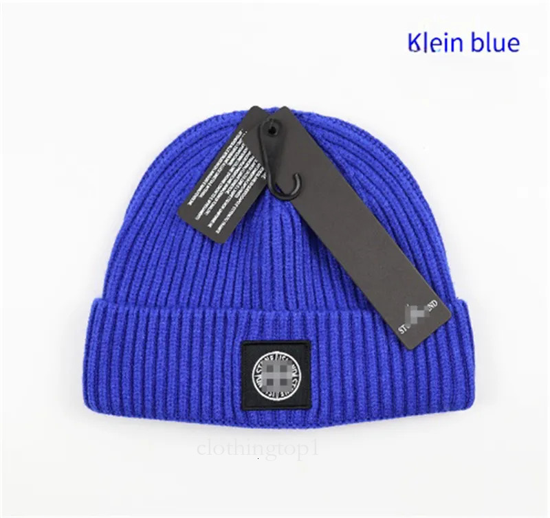 Stone Beanie Caps Fashion Beanie Hat Wool Hats Classic Embroidery Patch Luxury Brand Pull Stone Knitted Hat Veste Stone Autumn And Winter Thick Warm Topstoney ae0