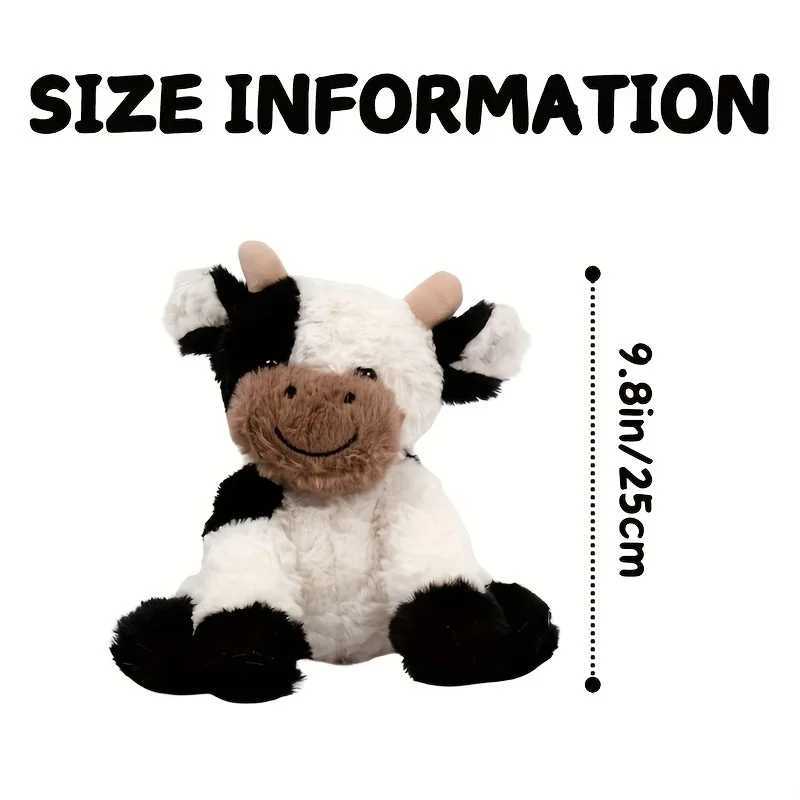 787in Cuddly Cow Plush Toy Soft Snuggly Stuffed Animal for Children Cute Silly Cow Doll Kawaii Cattle Plush Kids Birthday Gifts C250925
