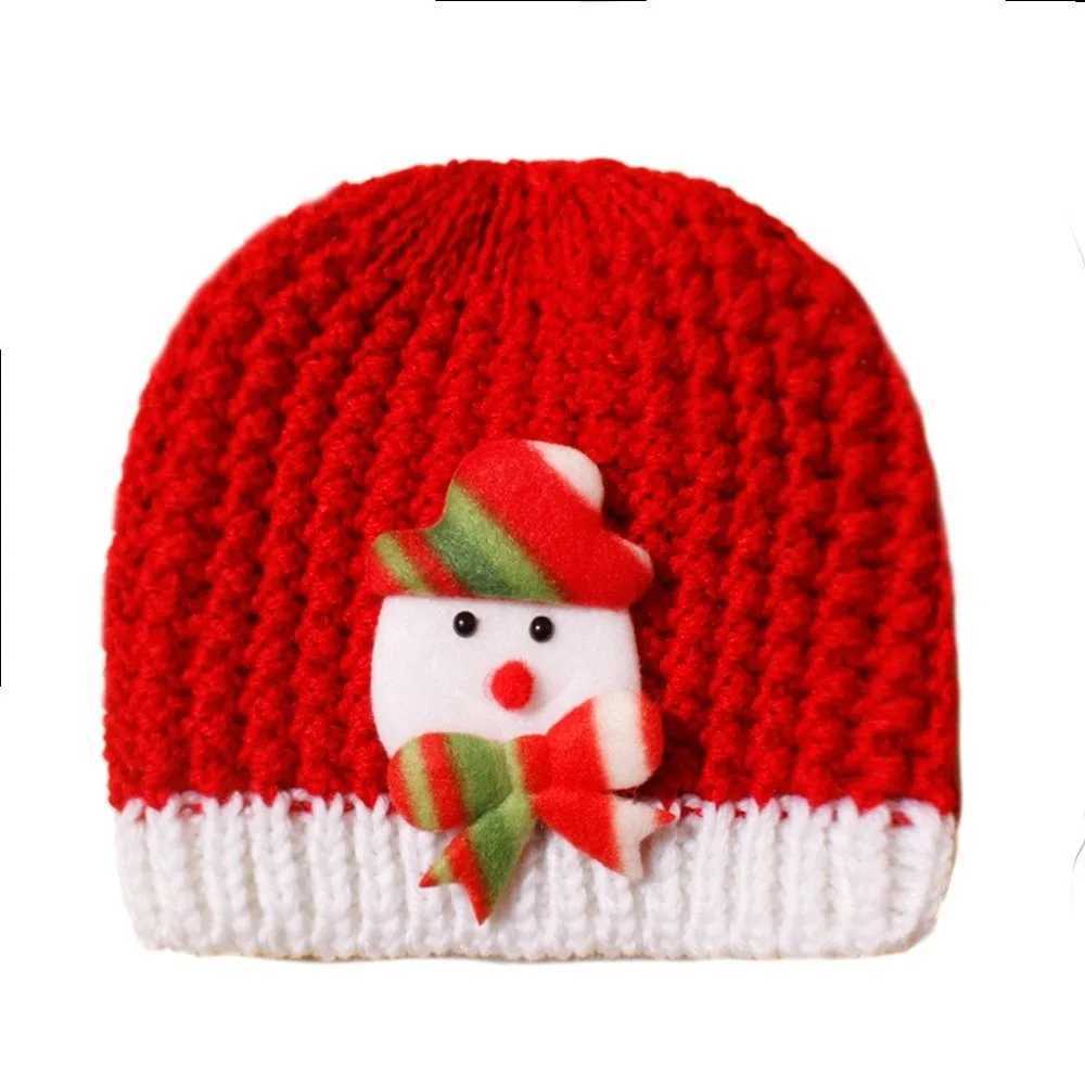 New Warm Christmas Hat Windproof Coldproof Knitted Hat Beanie Hat New Year L250925MYBR