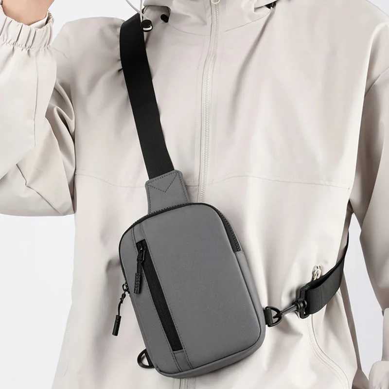 Oxford Chest Bag For Men Women Casual Sling Shoulder Crossbody Pack Waterproof For Outdoor Running Cycling Travel Phone Bags Z250918