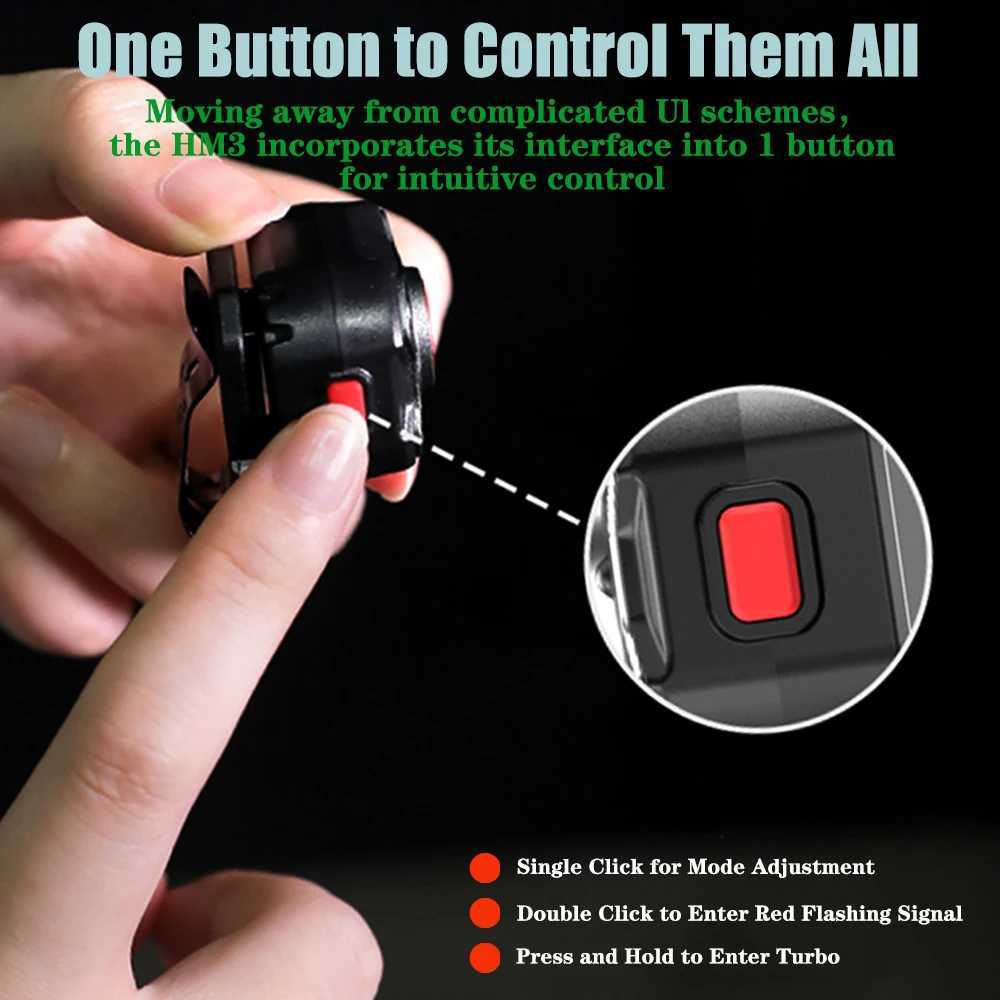 Klarus HM3 Led Headlamp USBC Rechageable 670 Lm Waterproof PortableFishing Hiking Camping Work Head Flashlight Outdoor Light J250925