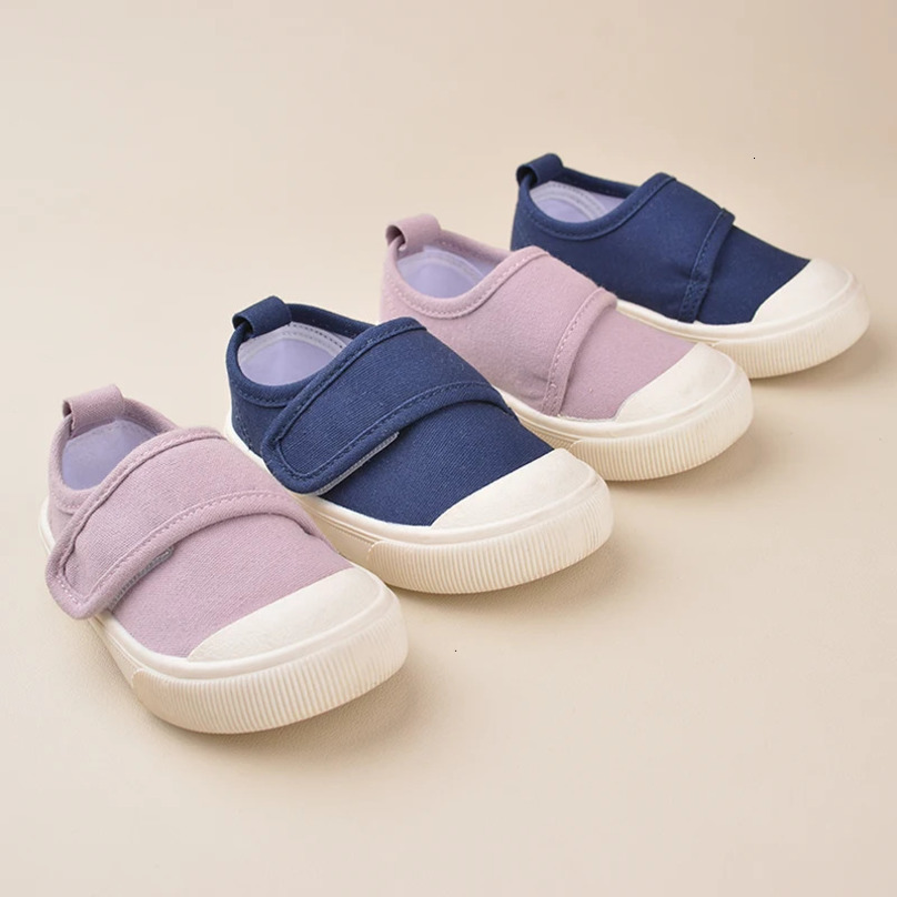 Good Quality Outdoor Running Flats Canvas for Children Beautiful Outdoor School Shoes for Girls EK9S33/40/42 250613
