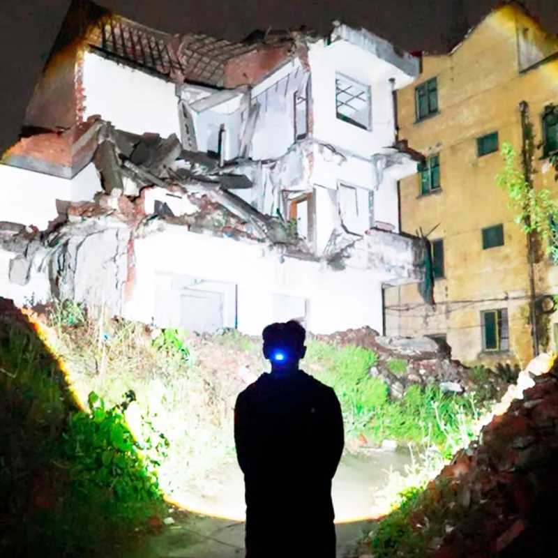 New XHP360COB Most Powerful Headlamp Super Bright Floodlight Rechargeable Led Head Flashlight Outdoor Camping Fishing Headlight J250925