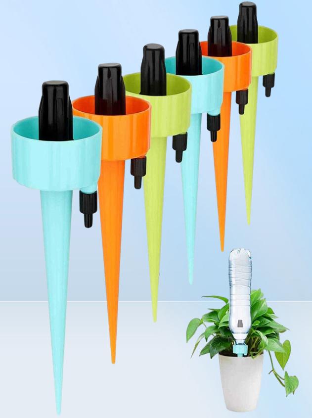 2436 Pcs Auto Drip Irrigation Watering System Self Watering Spikes Irrigation Watering Drip Devices Suitable for All Bottle 210617533830