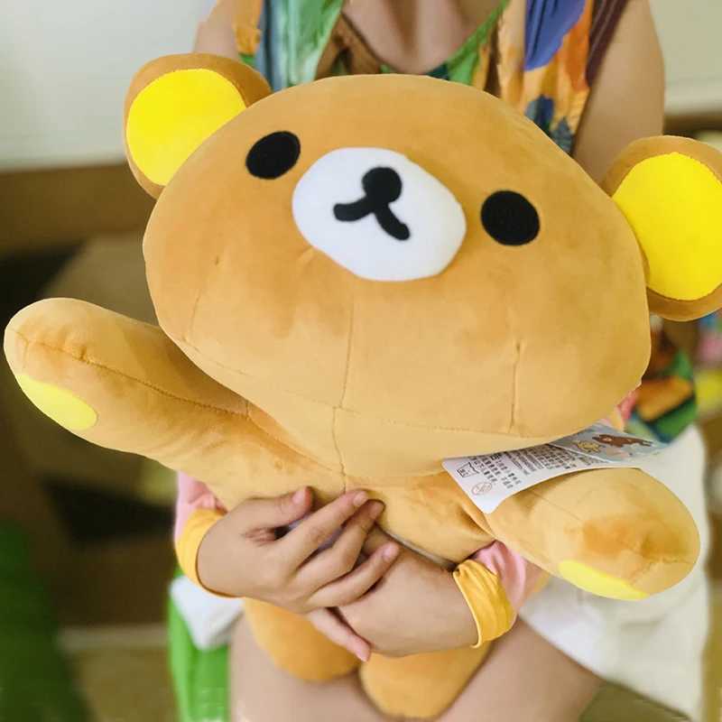 Anime Rilakkuma Cartoon Plush Doll Soft bear Toys Kawaii Room Decor Teddy Bear Plushies Cute Couple Bear Xmas Gifts For Girls C250925