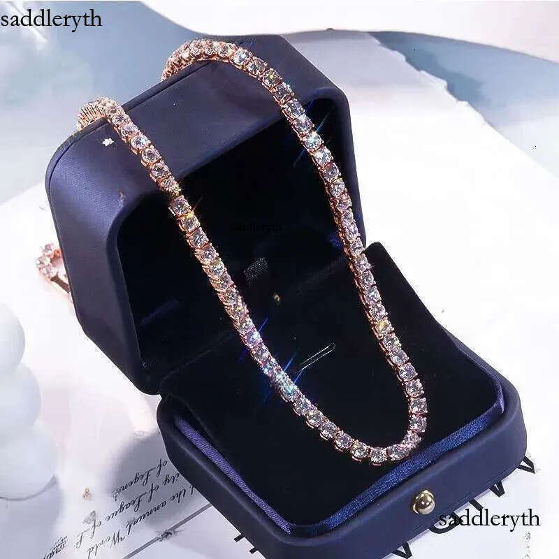 necklace jewelry moissanite jewlery designer for women nature charms jewelery love gift chain tennis bracelet men aaa