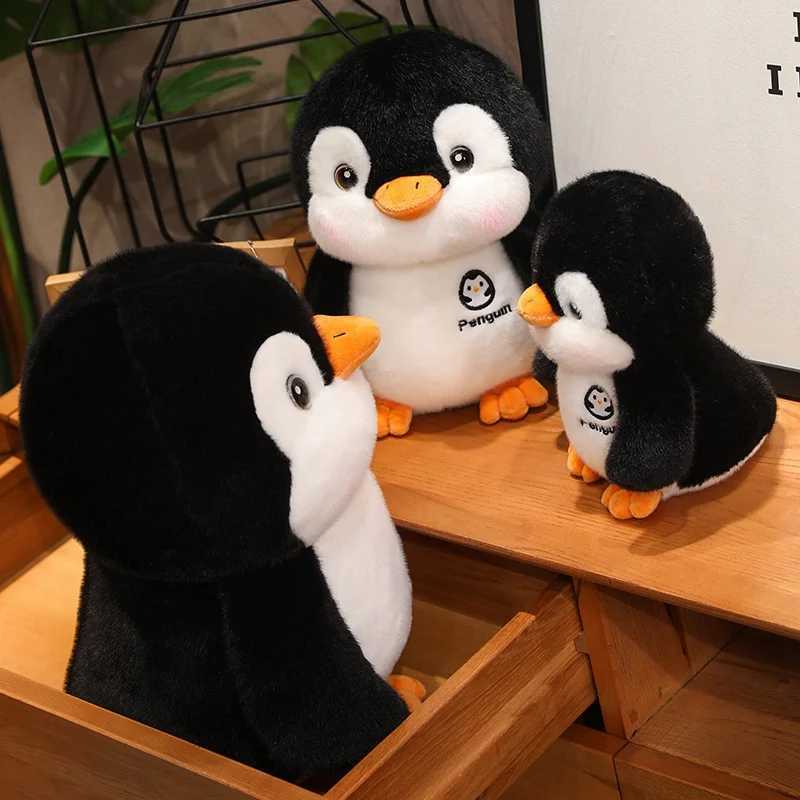 25cm50cm Soft Fat Penguin Plush Stuffed Toy Cute Black Penguin Fur Doll Toy Home Decoration Toy Children Birthday Gift C250925