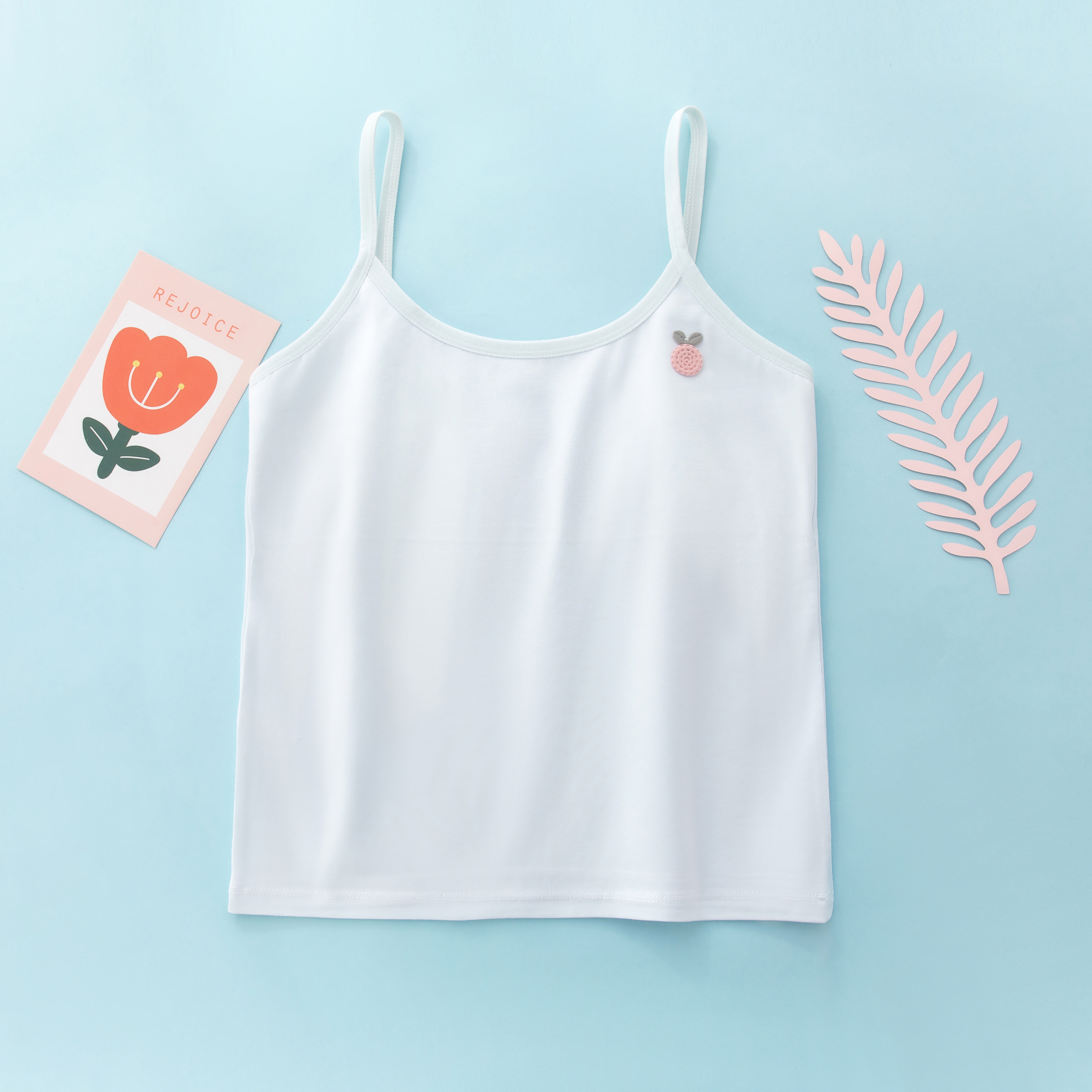 Comfort-Focused Cotton Girl's Sports Bra: Perfect Fit & Support for Kids hot-sale products