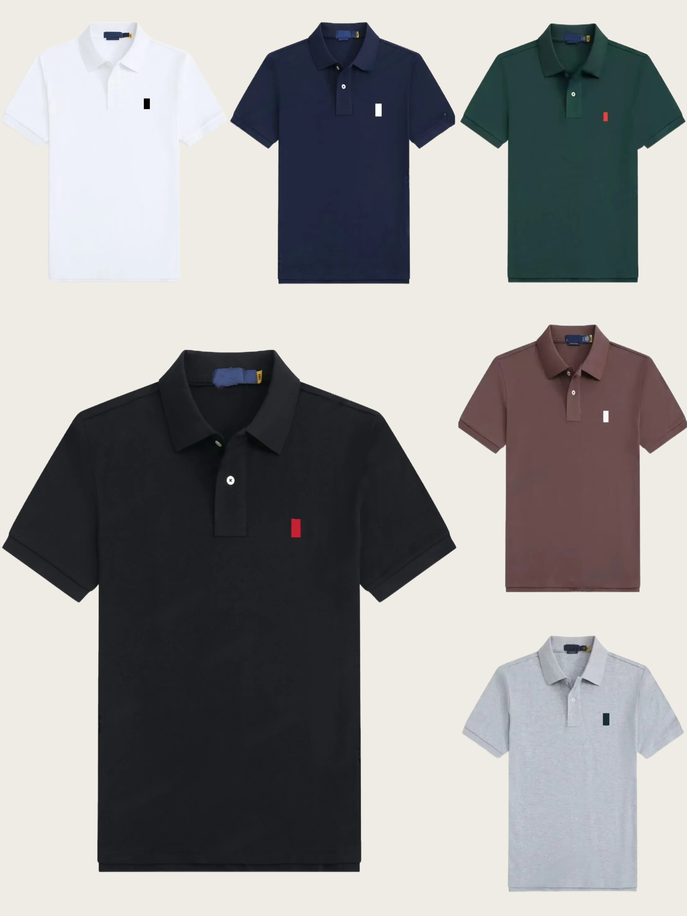 Mens t shirt brand mens Tees Designer tops Paul tshirts Big horse America Embroidery womens letter T-shirts printing summer casual short sleeve