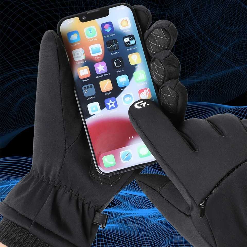 NOFOXO Ski Gloves Thermal Touch Screen Gloves Winter Warm Snow Gloves Windproof Outdoor Sports Gloves Driving Skiing Warm Z250925