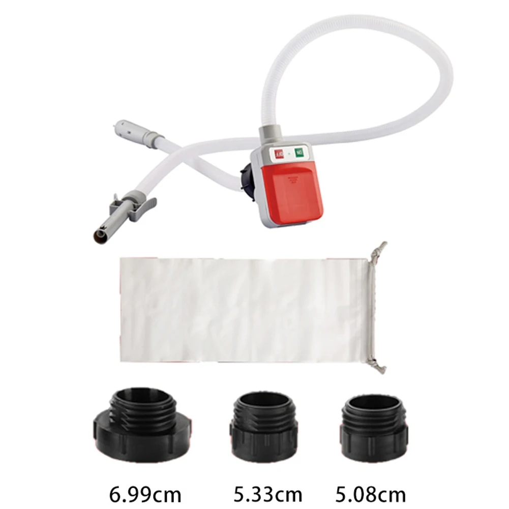 Portable Fuels Pump Battery-Operated Liquid Transfer Pump 9.08l/Min Electric Liquid Pump With 3 Tank Adapter
