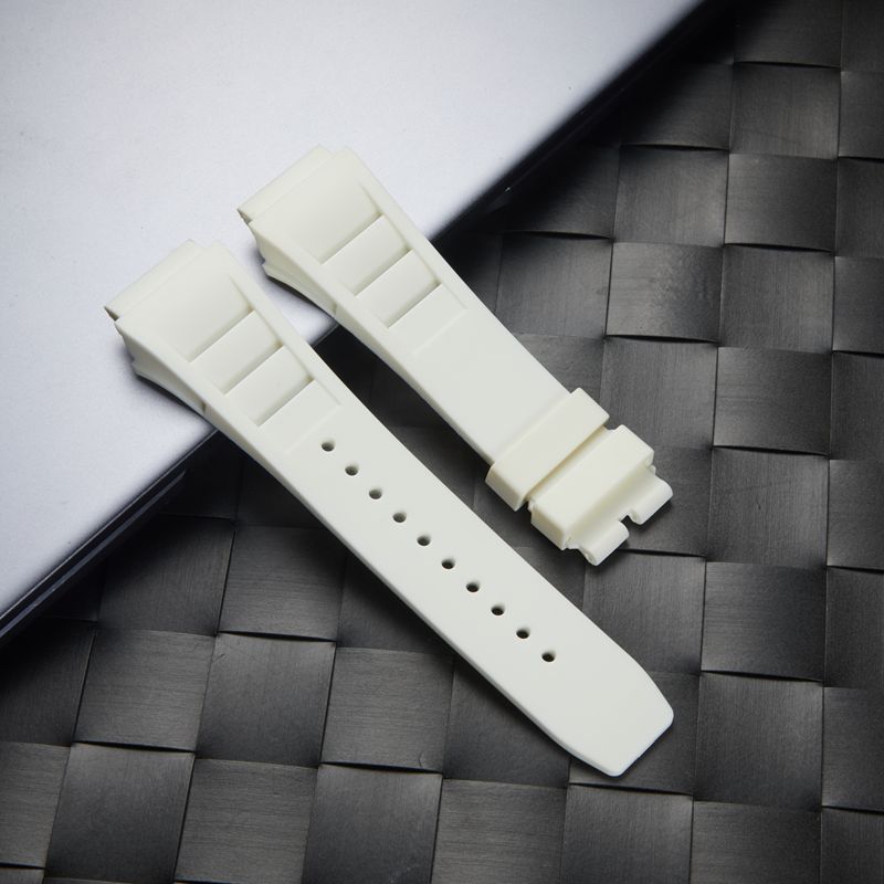 Extra Long Band XL XXL Silicone watch straps Men Soft Quick Release Watchband for Large Wrist Replacement - 16mm ... 20mm 22mm 24mm
