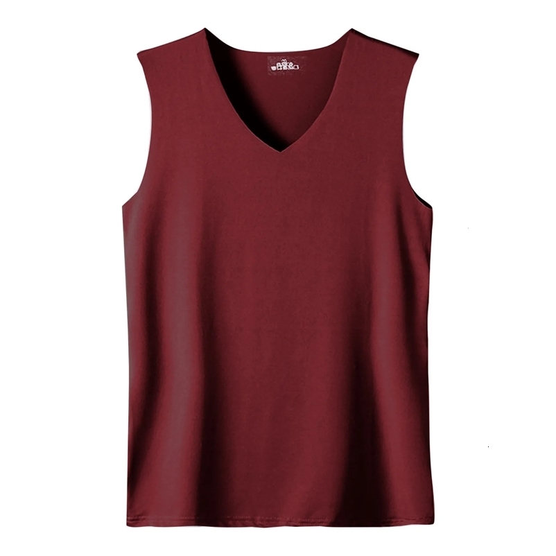 MenS Summer Ice Silk Traceless Thin Breathable Color V-Neck Sleeveless Top Tank Top Men Sleeveless Shirts Y2k MenS Clothing 240703