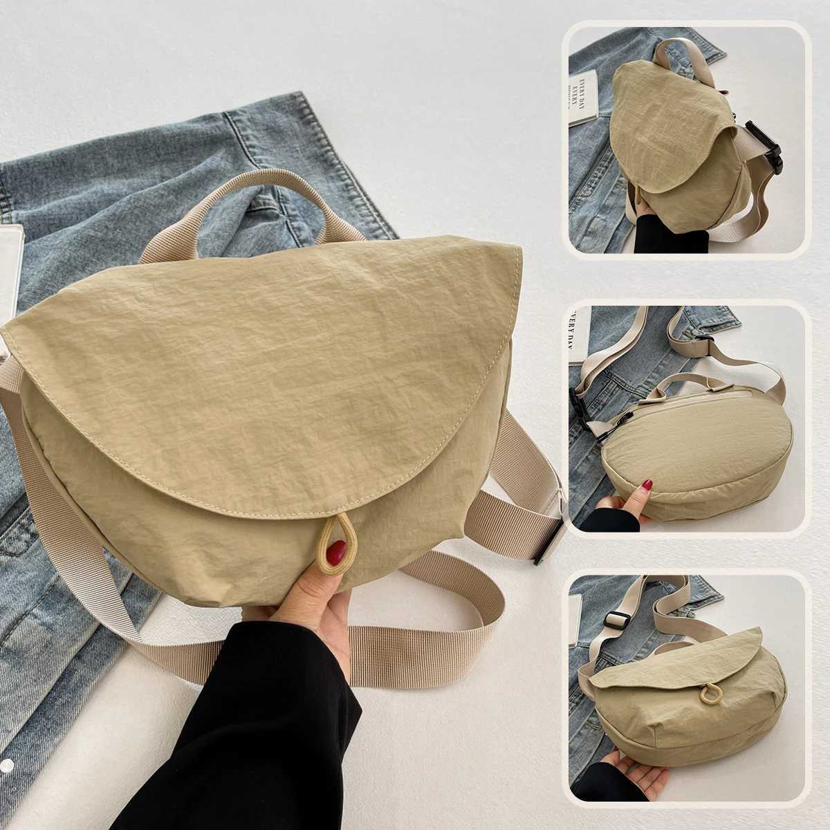 Bags Womens Fashion Dumpling Bags Commuting Crossbody Bags Versatile Canvas Bags Tote Bags Student School Bags Womens Bags Mob Z250918
