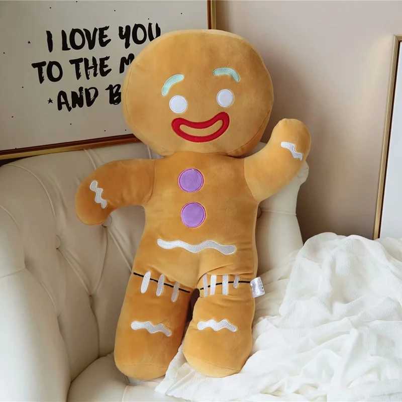 Gingerbread Man Plush Toy Biscuit Peluche Stuffed Cookie Soft Doll Room Decoration Birthday Gifts C250925