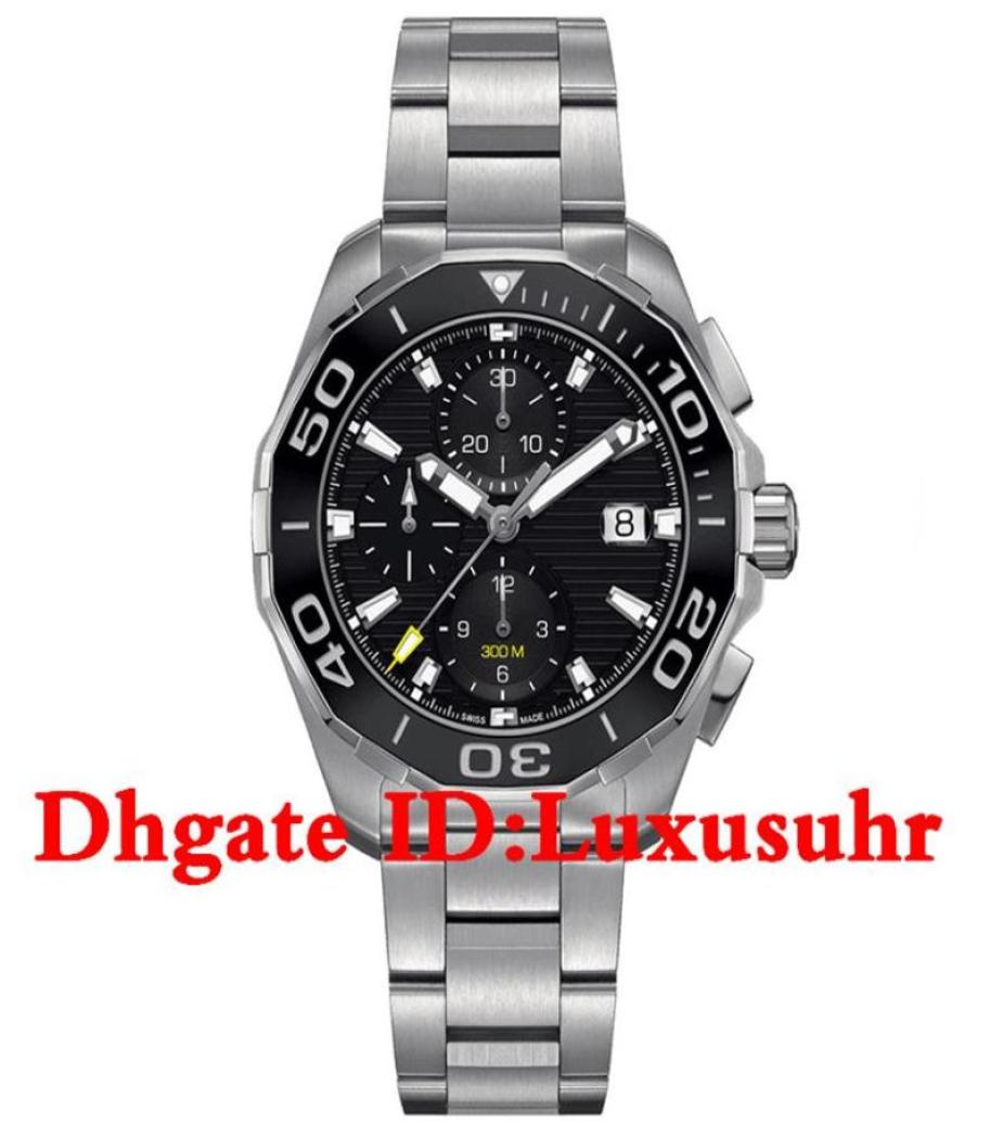 2021luxury watch mens chronograph quartz watches classic style full stainless steel strap 5 ATM waterproof super luminous Japan 2327461