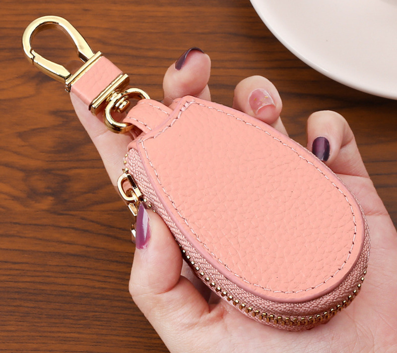 2025 Mini Key Wallet Large Capacity Waist Hanging Houndstooth Zipper Coin Purse Card Holder Two-in-One Red Envelope 250818